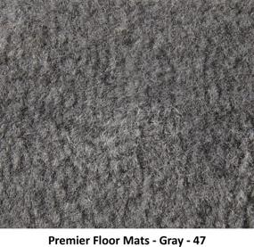 img 3 attached to 🚙 Upgrade Your Honda Odyssey with Premier Custom Fit 3-piece Set All One Piece Carpet Floor Mats in Premium Nylon and Gray (Item 761977-47)