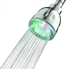 img 1 attached to KAIREY Led Shower Head,High Pressure Light Up 7 Color Changing Showerhead Automatically Every Few Seconds For Low Water Pressure Fixed Rain Shower Head