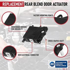 img 1 attached to Replaceable 604-213 Rear HVAC Blend Door Actuator