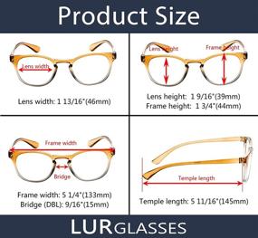 img 2 attached to 👓 5-Pack Fashion Readers for Women - Reading Glasses Set in Vibrant Colors