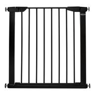 graco babysteps walk-thru metal safety gate (black) - pressure-mounted baby gate for 🚼 doorway, expands 29.5-40.5 inches, height 29.5 inches, includes 3 extensions, child and pet friendly логотип