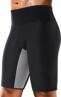 cimkiz сауна спортивные шорты для мужчин шорты для похудения неопреновые брюки для тренировок для тренировок сауна горячие пот термо шорты логотип