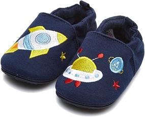 img 3 attached to Slip-on Toddler Sneaker Moccasins for Boys - TIMATEGO Shoes Available at Slippers