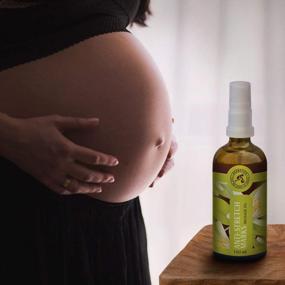 img 1 attached to Organic Stretch Mark Massage Oil 3.4Oz - Infused With Jojoba, Almond, Neroli And Mandarin Oils - 100% Natural For Effective Results