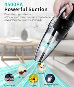 img 3 attached to Ultimate Cleaning Companion: Handheld Cordless Portable Rechargeable Powerful Janitorial & Sanitation Supplies+