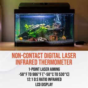 img 2 attached to 🌡️ Metris Mini-Mee Digital Non-Contact Digital Infrared Reptile Thermometer: Accurate Laser Temperature Gun for Fish Tanks, Snake Habitats, and Terrarium Kits