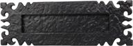 skandh iron black antique с порошковым покрытием 12 "x4" почтовый ящик для письма для входной двери логотип