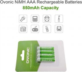img 3 attached to Ovonic AAA High-Capacity Rechargeable Batteries 4 Pack Pre-Charged - SEO Optimized Product Name