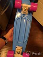 img 1 attached to Stylish 22-Inch Shortboard Skateboard For Beginners And Pros - Interchangeable Wheels For Kids And Adults review by Jeffrey Kue