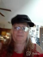 img 1 attached to Women'S Visor Beret Hat By WETOO - Stylish & Practical Black Newsboy Cap For Ladies review by Gabe Evans
