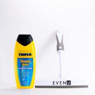 efficient shower door cleaner bundle: 630035 12 fl. oz. with evenu all-purpose shower squeegee for shower doors, bathroom, window, and car glass logo