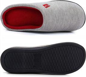 img 3 attached to Memory Foam Slippers For Women: RockDove Original Two-Tone Design