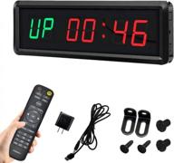 btbsign led interval timer count down/up clock stopwatch with remote for home gym fitness logo