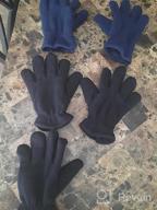 img 1 attached to 🧤 Cold Weather Activities Supplies: Boys' Fleece Fingerless Gloves for Outdoor Fun review by Maurice Rivera