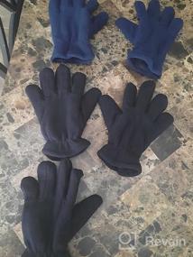 img 7 attached to 🧤 Cold Weather Activities Supplies: Boys' Fleece Fingerless Gloves for Outdoor Fun
