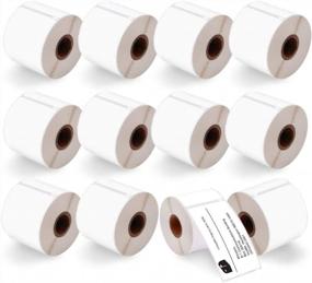 img 4 attached to Labelife Replacement DYMO 30256 LW Shipping Labels- 3600 Labels Across 12 Rolls Compatible With Dymo LabelWriter Printers