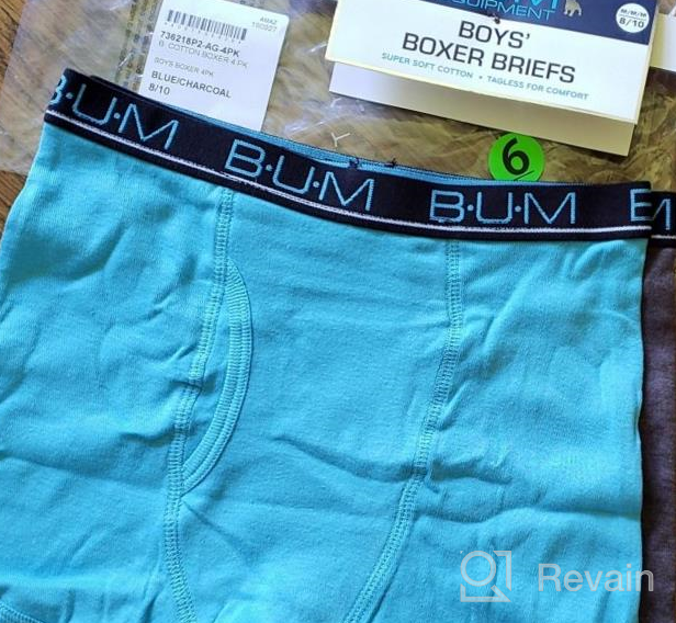 img 1 attached to BUM Equipment Underwear Briefs: Stylish Stripes for Boys' Clothing review by Tony Watts