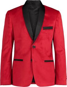 img 3 attached to Optimized for Enhanced Visibility: Van Heusen Boys Stretch Jacket – Boys' Clothing, Suits & Sport Coats