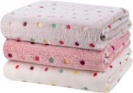 keep your furry friend cozy with dono's 3 soft fluffy fleece dog blankets - perfect for sleep, play, and snuggles! logo