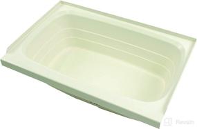 img 1 attached to 🛁 Lippert 209369 Better Bath 24x36 RV Bath Tub Center Drain Parchment - Superior Quality & Perfect Fit for RVs!