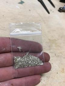 img 4 attached to Ультра-маленькие заранее разрезанные чипсы серебряной пайки: 0.5 мм х 1 мм х 0.25 мм (Кол-во=1500) для "легкой" плотности.