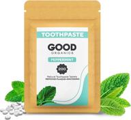 🦷 fluoride-free toothpaste tablets by good organics логотип