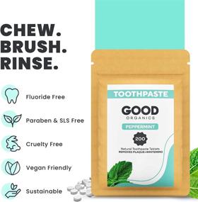 img 3 attached to 🦷 Fluoride-Free Toothpaste Tablets by Good Organics