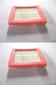 img 1 attached to Honda Genuine 17211-Z8B-901 Air Filter 2-Pack for GCV160LAO, GCV190LA, HRR216K9