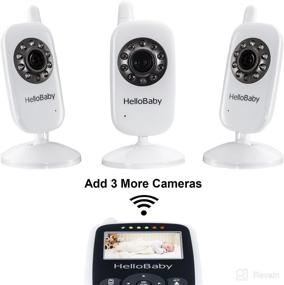 img 2 attached to HB24 Wireless Video Baby Monitor with Digital Camera - Night Vision, Temperature Monitoring & 2-Way Talkback System - White