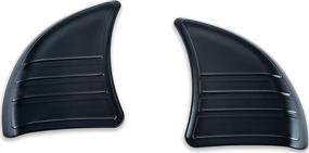 img 2 attached to 🏍️ Kuryakyn 6979 Gloss Black Tri-Line Inner Fairing Cover Plates for 2014-19 Harley-Davidson Touring & Trike Motorcycles (1 Pair) - Motorcycle Accent Accessory