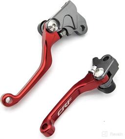 img 3 attached to 🏍️ Krace CNC Motorcross Dirt Bike Pivot Brake Clutch Levers Set - Compatible with CRF 150F 150 230F 230 CRF150F CRF230F 2003-2017