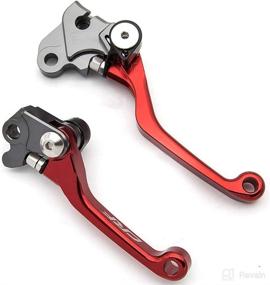 img 2 attached to 🏍️ Krace CNC Motorcross Dirt Bike Pivot Brake Clutch Levers Set - Compatible with CRF 150F 150 230F 230 CRF150F CRF230F 2003-2017