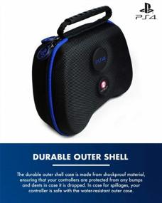 img 1 attached to Protect Your Controllers On The Go With Numskull'S Official PS4 DualShock Carry Case: Durable Hard Shell Travel Case And Storage Bag Perfectly Fits Playstation 4 And Playstation 3 Controllers