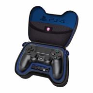 protect your controllers on the go with numskull's official ps4 dualshock carry case: durable hard shell travel case and storage bag perfectly fits playstation 4 and playstation 3 controllers logo