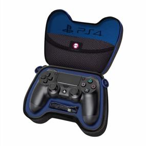 img 4 attached to Защитите свои контроллеры в дороге с помощью официального футляра Numskull для PS4 DualShock: прочный жесткий дорожный футляр и сумка для хранения идеально подходят для контроллеров Playstation 4 и Playstation 3