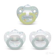 🍼 nuk orthodontic pacifier value pack for boys, ages 0-6 months (set of 3) logo