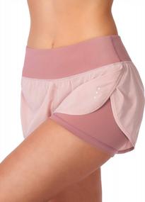 img 2 attached to Women'S 2-In-1 Running Shorts With Phone Pocket For Workout, Gym & Yoga