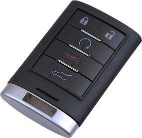 img 2 attached to 🔐 Cadillac Keyless Entry Remote Fob for ATS XTS ELR SRX NBG009768T ID46 315MHz 2010-2015