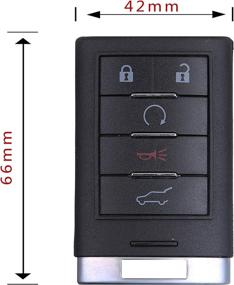 img 3 attached to 🔐 Cadillac Keyless Entry Remote Fob for ATS XTS ELR SRX NBG009768T ID46 315MHz 2010-2015