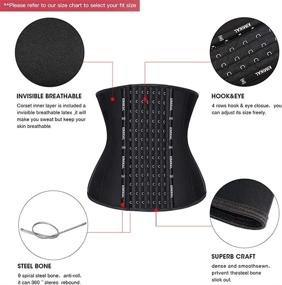 img 1 attached to Get A Flattering Figure With KIMIKAL'S Tummy Control Waist Trainer For Women