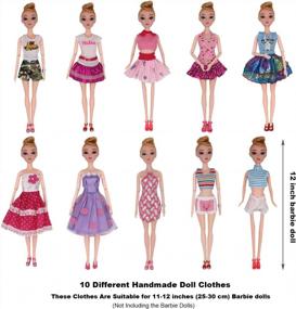 img 2 attached to Complete 89-Piece Doll Clothes And Accessories Set For 11.5 Inch Girl Dolls With Party Gowns, Wedding Dress, Mermaid Dress, And 77 Other Accessories