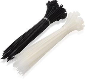 img 4 attached to Cable Matters 200 Self-Locking 6-Inch Nylon Cable Ties: Secure Organization in Black and White