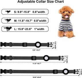 img 1 attached to 🐶 Discover the Ultimate Airtag Dog Collar: Adjustable, Durable, Waterproof and Stylish!