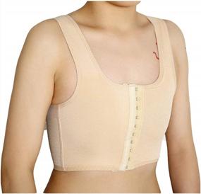 img 4 attached to Elevate Your Style With BaronHong'S Front 3-Row Hook Chest Binder For Tomboys And Trans Lesbians