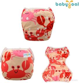 img 3 attached to Babygoal Size Reusable Diapers 2SWD0714 Apparel & Accessories Baby Boys ~ Clothing