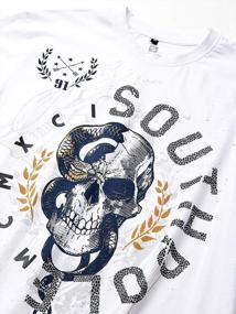 img 2 attached to Stylish Southpole Graphic Tees For Men