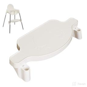 img 4 attached to Ireka Baby Footrest for IKEA High Chair Antilop - Balchakryuk (White Snow) - Enhanced Footrest Accessories
