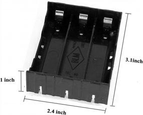 img 2 attached to YXQ 6 Pcs 18650 Battery Case Holder 3 Slots X 3.7V DIY Battery Storage Box 6 Pin