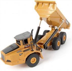 img 2 attached to TongLi 7712 Indoor Metal Dump Truck Toy - Perfectly-Sized Diecast Construction Vehicle For Toddlers & Adults With Zinc Alloy Tipper Bucket, Rubber Tyres, And Detailed Workmanship