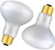 🔆 2 pack 75w uva heat bulb for reptile & amphibian - sun glow basking spot lamp with soft white light logo